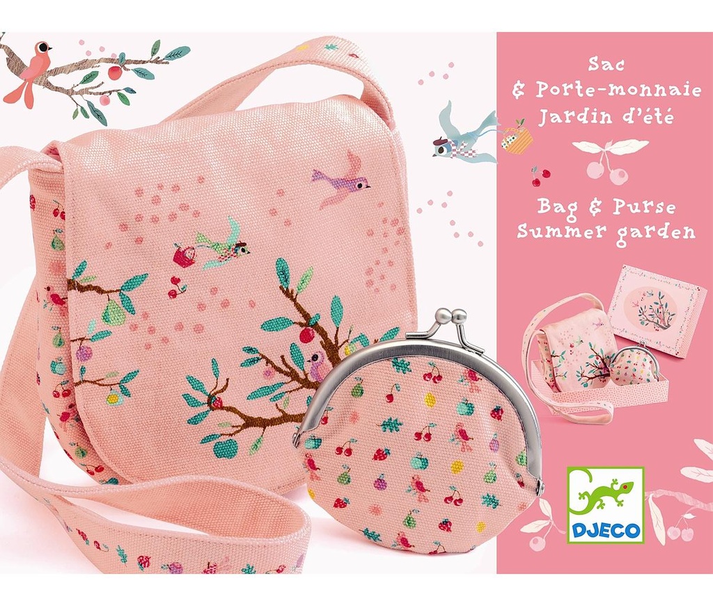 Sac et porte monnaie jardin d'été* (Jeux D'Imitation - Coquetteries Djeco)