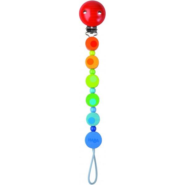 Accroche-tétine Arc-en-ciel