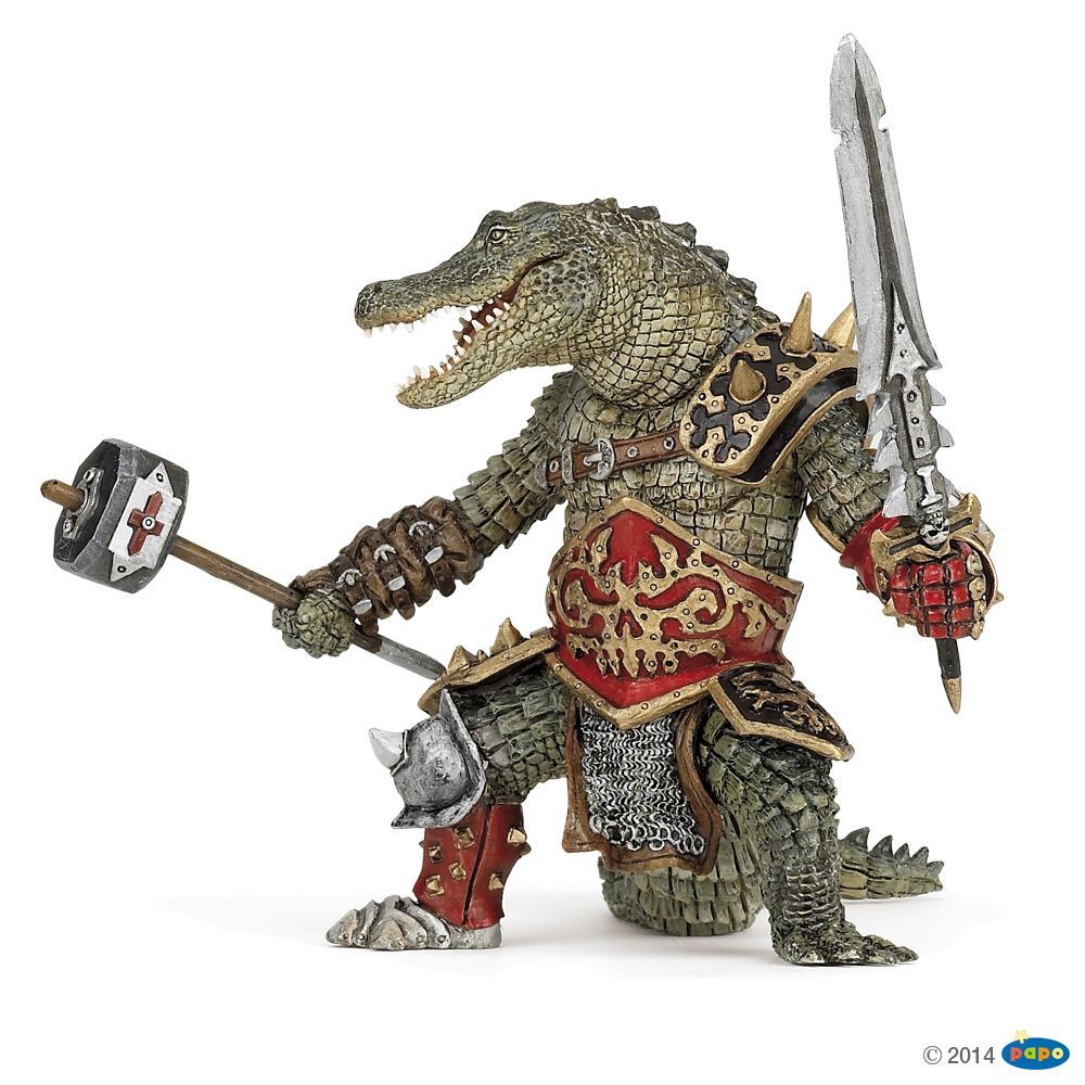 Mutant crocodile, Figurine du Monde Fantastique Papo