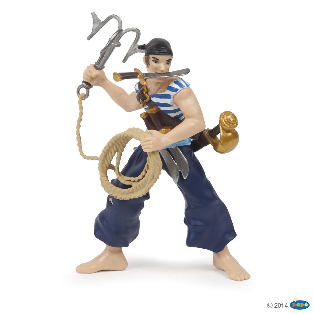 Corsaire au grappin, Figurine des Pirates & Corsaires Papo