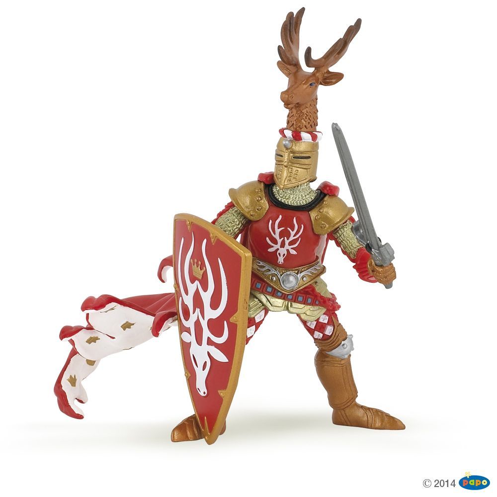 Maître des armes cimier cerf , Figurine du Monde Médiéval Papo