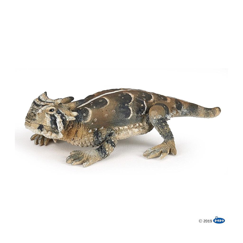 Lézard cornu, Figurine de La Vie Sauvage Papo