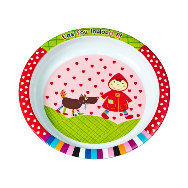 Assiette Plate Chaperon Rouge