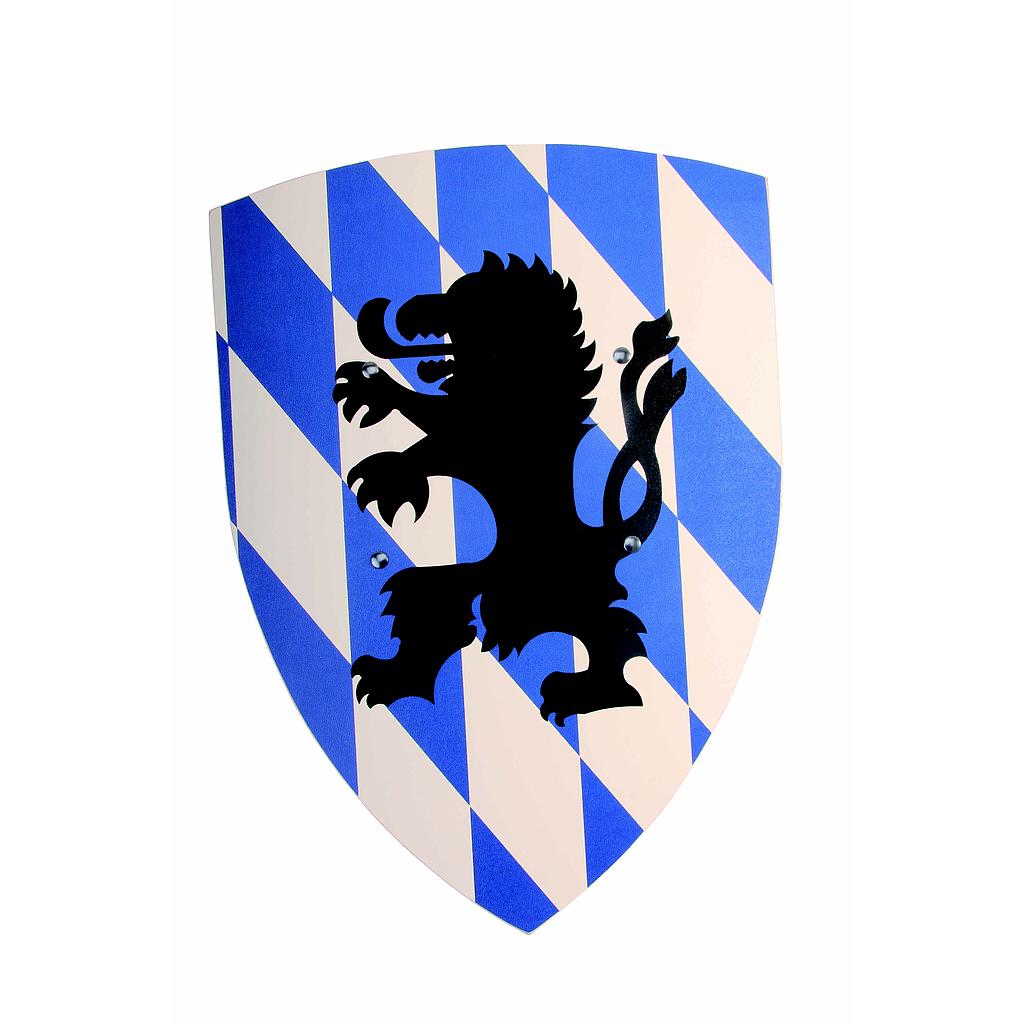Bouclier, motif Bavaroix, incurvé
