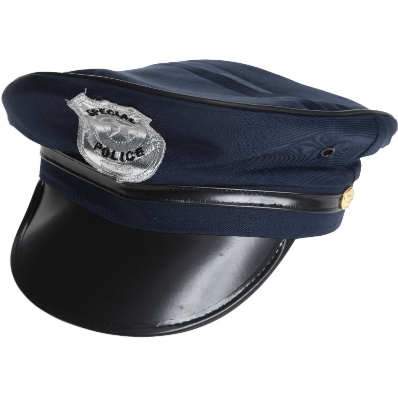 Chapeau de Policier Bleu