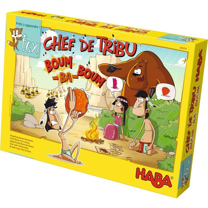 Chef de tribu Boum-ba-boum. Un jeu Fex de Haba.