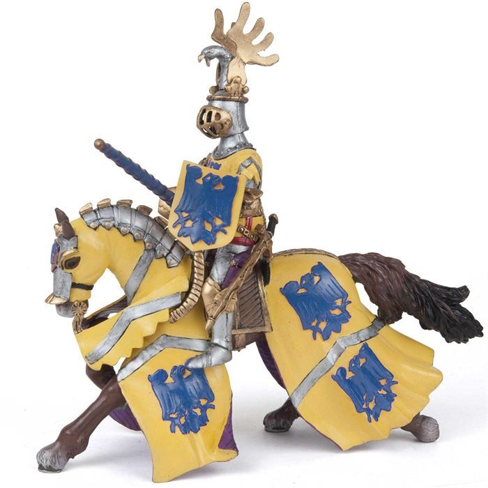 Chevalier Godefroy au tournoi bleu (Papo)
