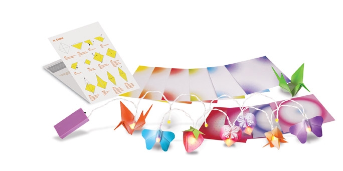 Guirlande Lumineuse en Origami