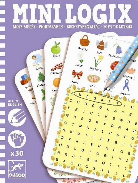 Mots mêlés anglais (Mini Logix Djeco)