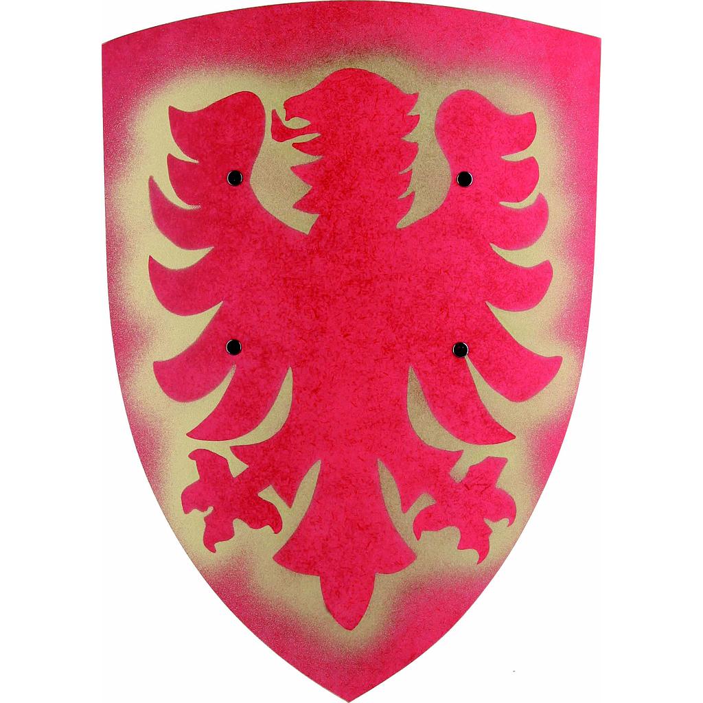 Petit Bouclier incurvé, Aigle, Rouge