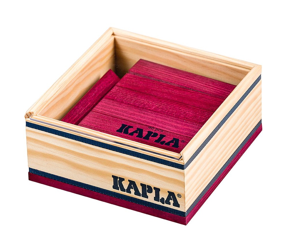 Petit coffret de 40 Kapla's Prune