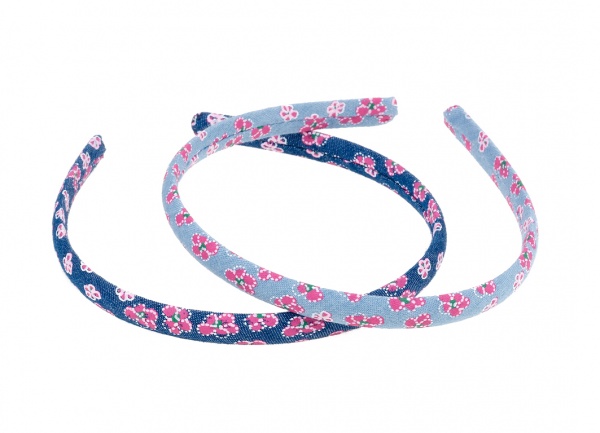 Tiara Gaby, printed denim & flowers, light blue small