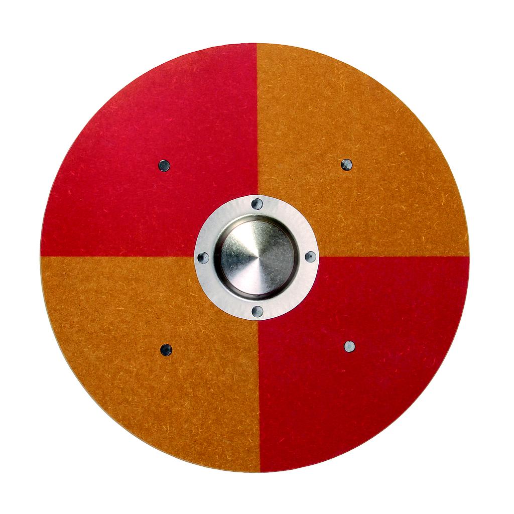 Wiki bouclier Gunnar rouge/jaune, 41 cm