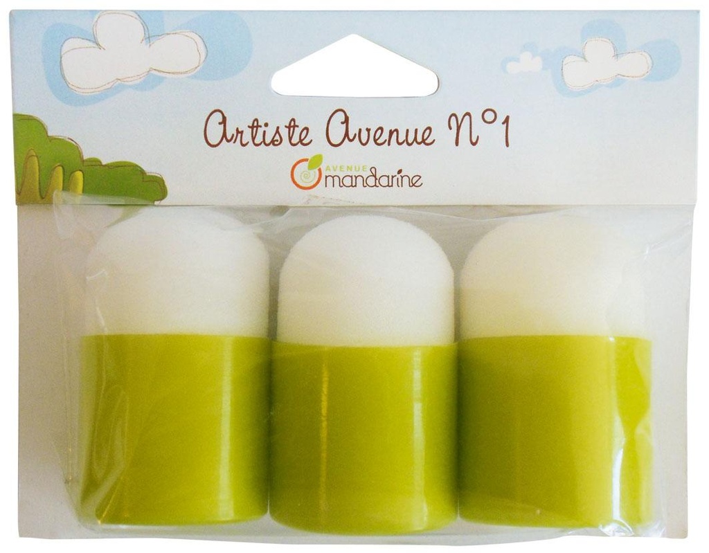 Tampons mousse Avenue Mandarine