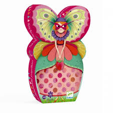 La demoiselle papillon - Puzzle silouhette 36 pcs