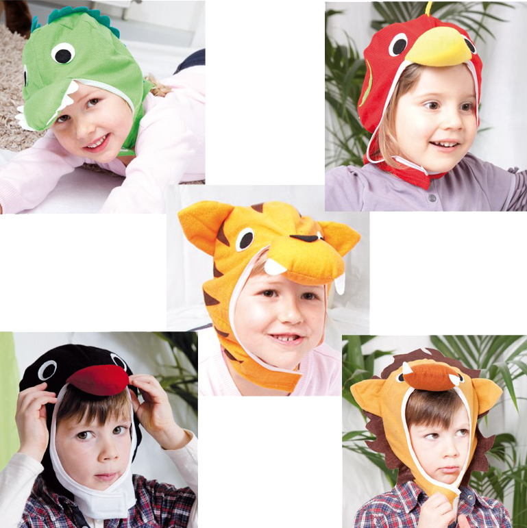 Set de 5 Chapeaux Animaux