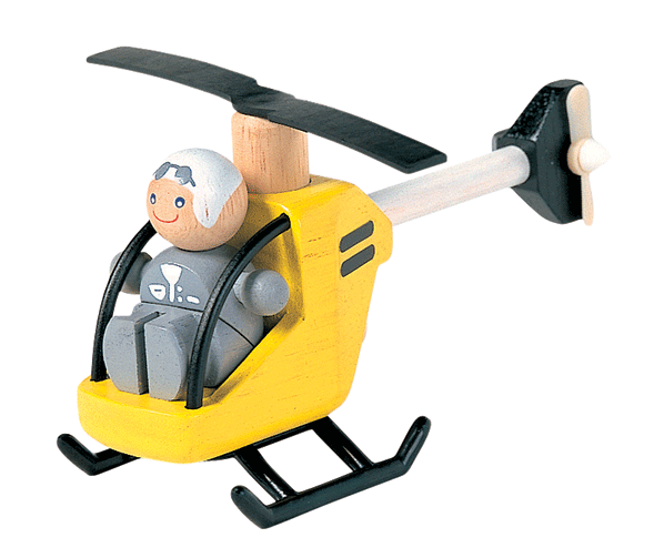 Hélicoptère avec Pilote Plan Toys