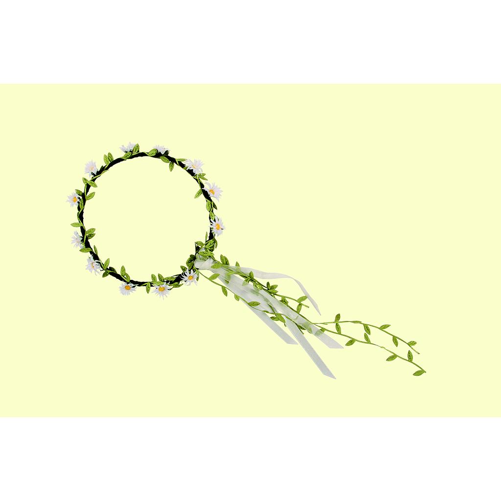 Couronne de pâquerettes (fleurs en papier)