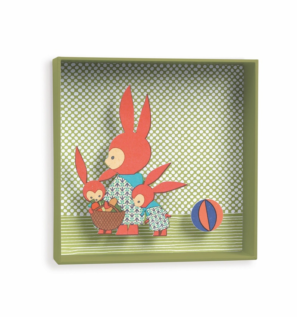 Famille lapin (Tableaux Djeco)