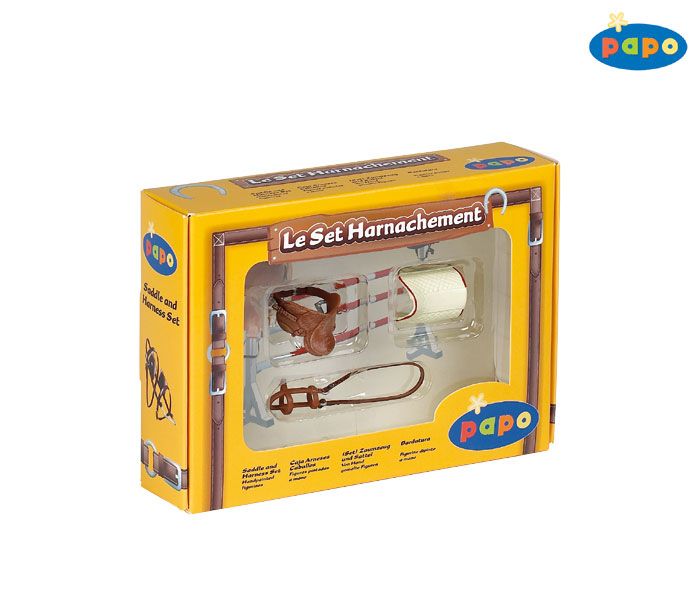 Coffret harnachement, Figurine des Chevaux, Poulains & Poneys Papo