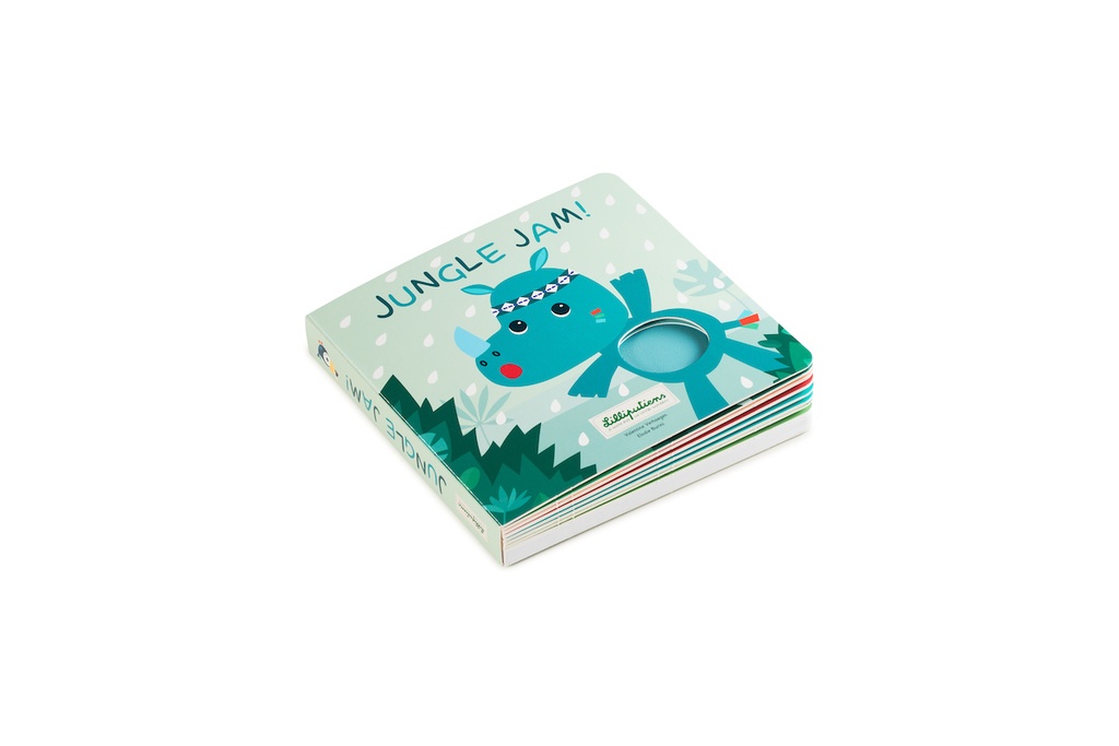 JUNGLE JAM Livre tactile et sonore *
