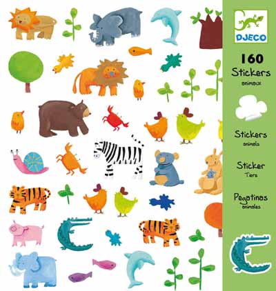 [DJE_DJ08841] Animaux (Stickers Djeco)