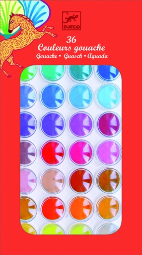 [DJE_DJ08873] 36 pastilles de gouaches (Les Couleurs Djeco)