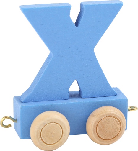 [LEG_10374] Lettre Wagon de Train Colorée X