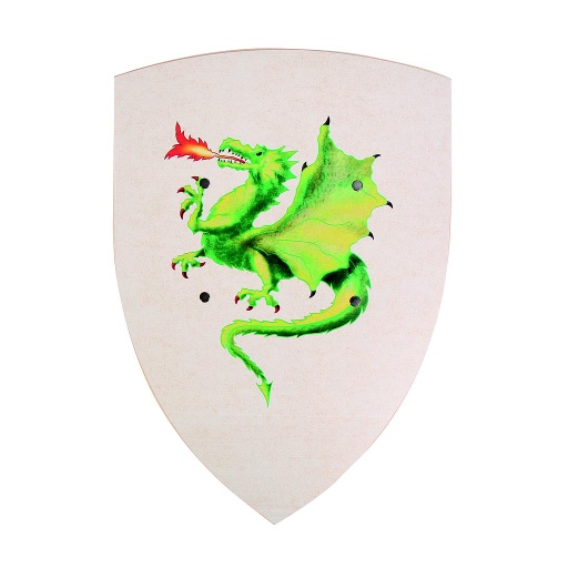 [VAH_243] Petit Bouclier "CRÉATIF" Dragon, incurvé