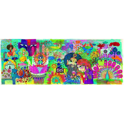[DJE_DJ07649] Magic India - 1000 pcs (Puzzles Gallery Djeco)