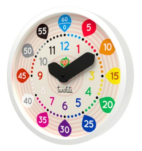 [TWI_WCNUMBERS2] Horloge Nombres Twistiti