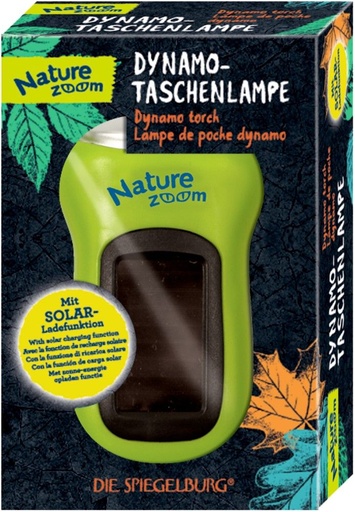 [AXE_14292] Lampe de poche dynamo Nature Zoom (Die spiegelburg)
