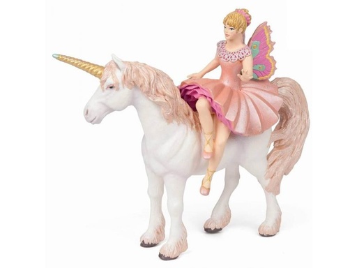 [PAP_38822] Ballerine sur sa licorne, Figurine du Monde Enchanté Papo