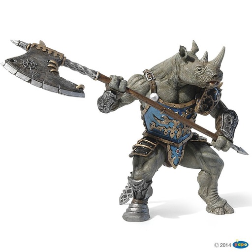 [PAP_38946] Mutant rhinocéros, Figurine du Monde Fantastique Papo