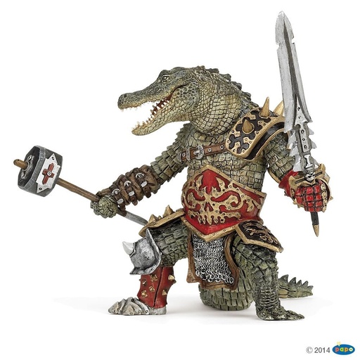 [PAP_38955] Mutant crocodile, Figurine du Monde Fantastique Papo