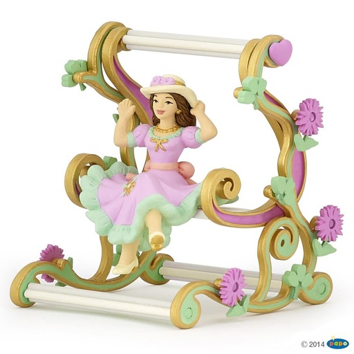 [PAP_39097] Princesse à la balancelle, Figurine du Monde Enchanté Papo