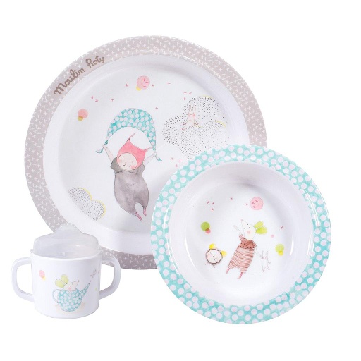 [MOU_663230] Set Vaisselle Les Petits Dodos Moulin Roty
