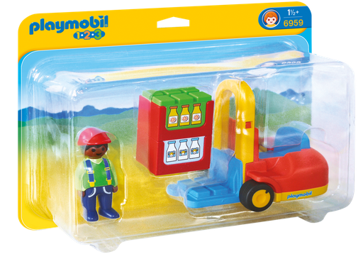 [PMO_6959] Chariot élévateur (PLAYMOBIL 1.2.3)