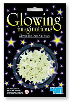 [DAM_5605221] 4M Phosphorescent MINI-PACK: MINI-ETOILES EN BLANC