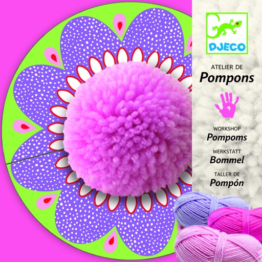 [DJE_DJ08850] Atelier de pompons (Laine Djeco)
