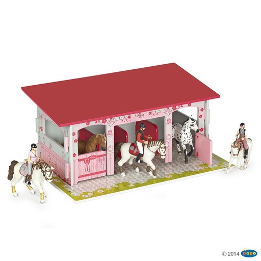 [PAP_60105] Box à chevaux fashion, Figurine des Chevaux, Poulains & Poneys Papo