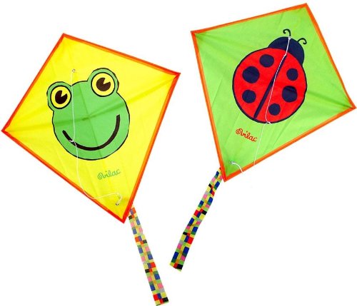 [VIL_2930] Cerf-volant grenouille et coccinelle ass. VILAC