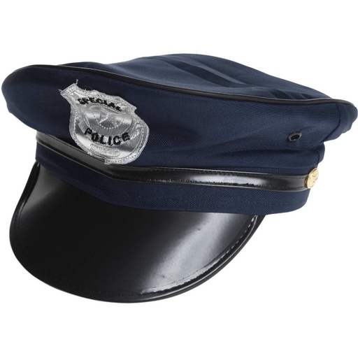 [FOL_8942] Chapeau de Policier Bleu