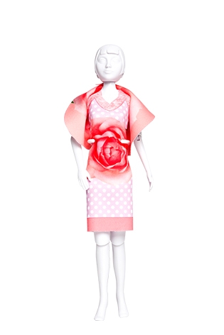 [ROO_S113-309] Dolly Pink Polka (Dress Your Doll)