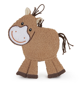 [EGM_110052] Gant de toilette Marionnette Cheval (27 cm)