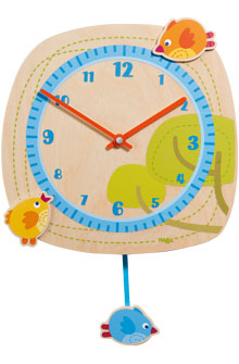 [HAB_301136] Horloge murale Petits oiseaux