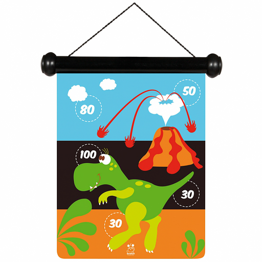 [DAM_6182013] Jeu de Fléchettes Dinosaure magnétique SCRATCH