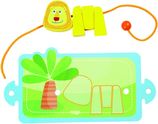 [HAB_301203] Jeu de laçage Les animaux sauvages