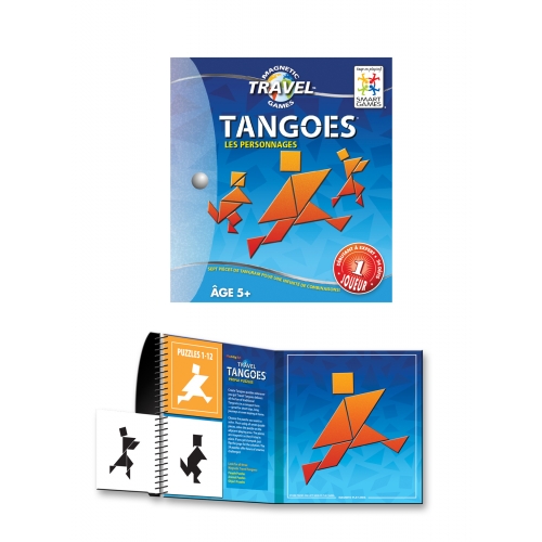 [SMA_SGT110] Jeu magnétique de voyage : Tangram - Personnages - Smartgames