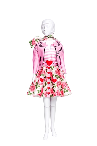 [ROO_S313-0705] Lucy Roses (Dress Your Doll)